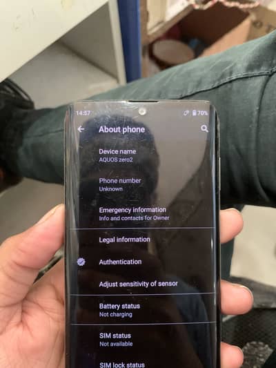 Aquos sharp zero2  8/256