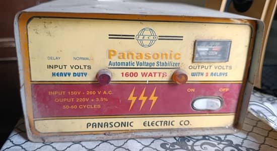 Original Panasonic Fridge Stabiliser 2500 Watt.