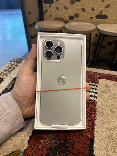 iPhone 16 pro max official pta physical Dual sim 89% health