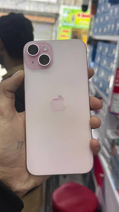 iphone 15 plus jv 128gb pink 10/10