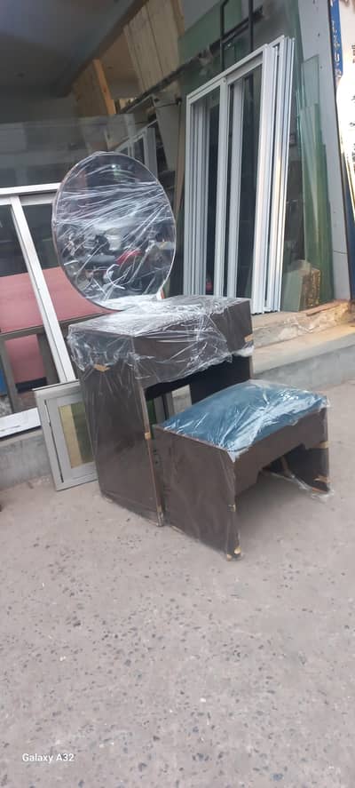 Dressing Table with Mirror & Chair – Brand New | MDF Vanity Table