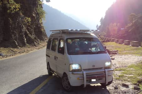 Suzuki Every with Solar Power Panel and Fuel Saver Installed