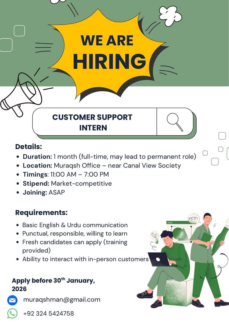 Customer Support Representative- Intership 0