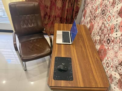 Premium Office Study Table with Chair Slightly Used