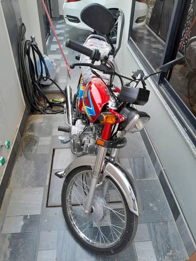 HONDA CD-70 2026 applied for zero meter.