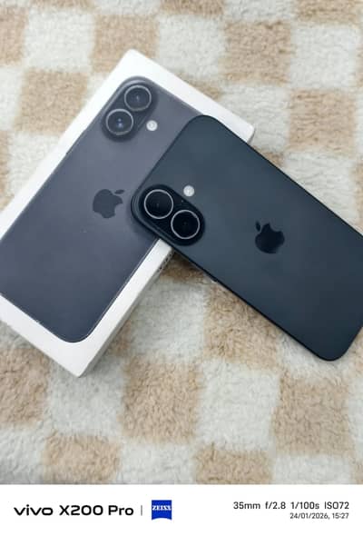 iphone 16 | 256 | jv | bh 100% | brand new | esim | apply iphone 16