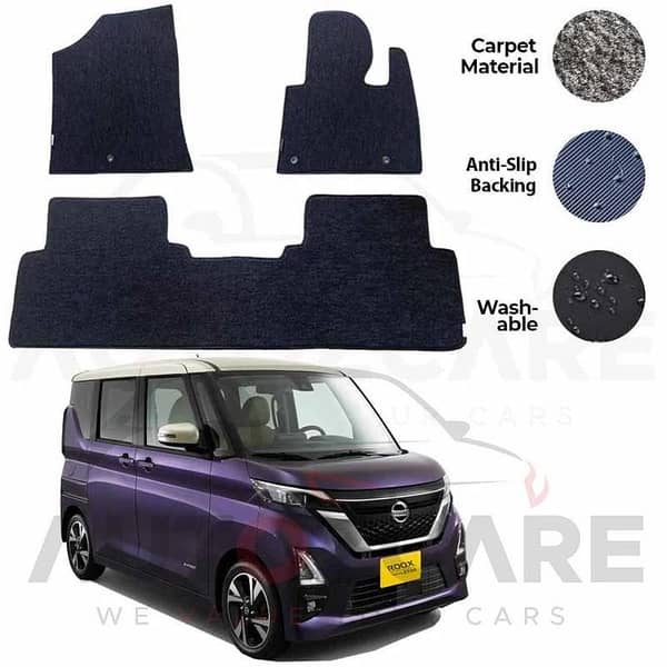 Nissan Roox Genuine Fitting Carpet Floor Mat 2PCS - Model 2020-2023