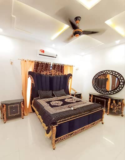 Furnished 10 Marla House For Rent In Overseas B Bahria Town