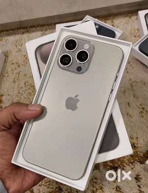 Iphone 15 pro max 10/10 jv 256 natural titanium