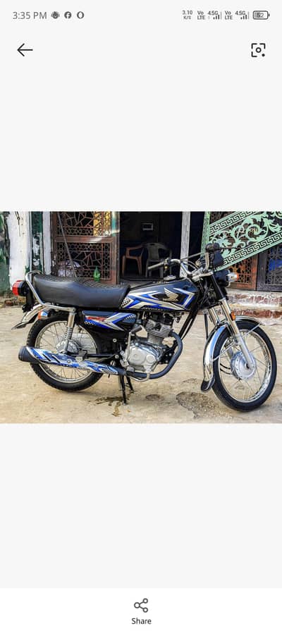Honda 125 (black 2025 model)  Whatsapp no. (03276261520)