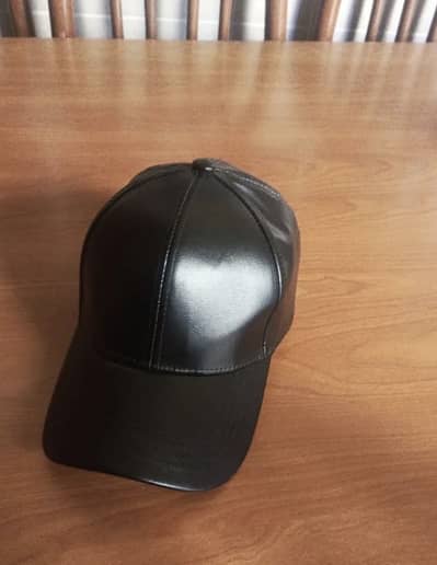 Leather cap