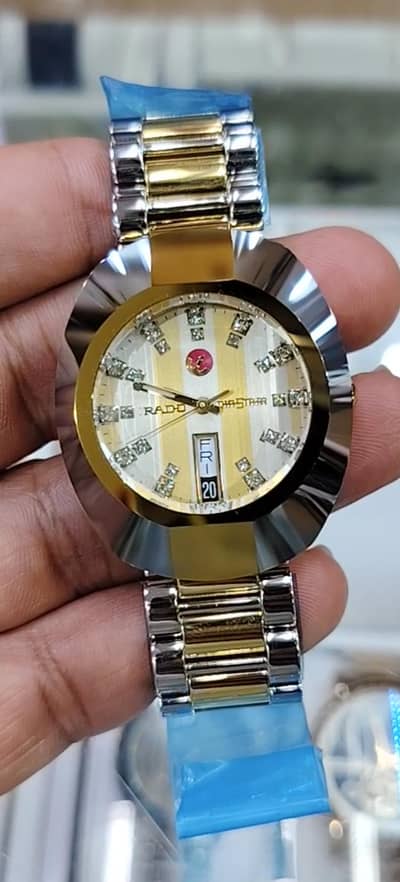 Brand New & Authentic RADO Diastar Gold & Silver Watch | Swiss Luxury