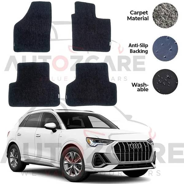 Audi Q3 Genuine Fitting Carpet Floor Mat 4PCS - Model 2019-2025