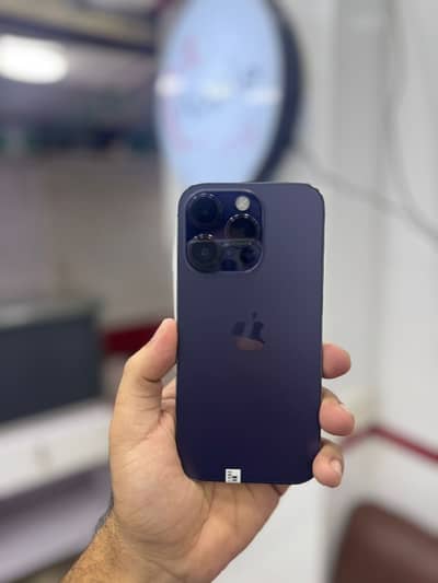 Apple iPhone 14 Pro PTA Approved, 128gb Deep Purple, HK