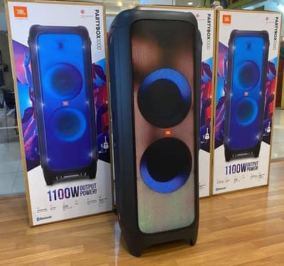 JBL PARTY SPEAKERS MODEL 1000 WATTS 1100 TOP OF THE LINE