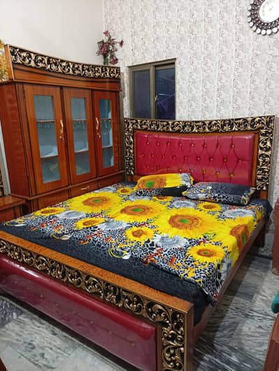 نیو فرنیچر فار سیل اوکاڑا سٹی سات نمبر چونگی بیڈ سائیڈ ٹیبل ڈریسنگ