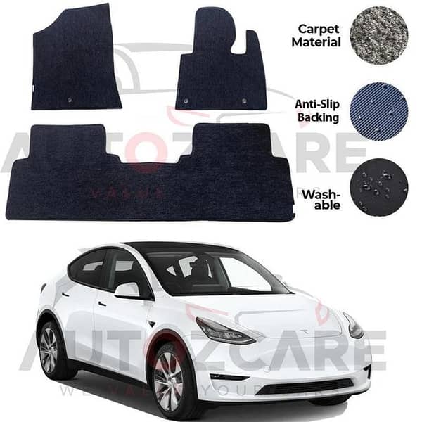 Tesla Model Y Genuine Fitting Carpet Floor Mat - Model 2020-2025