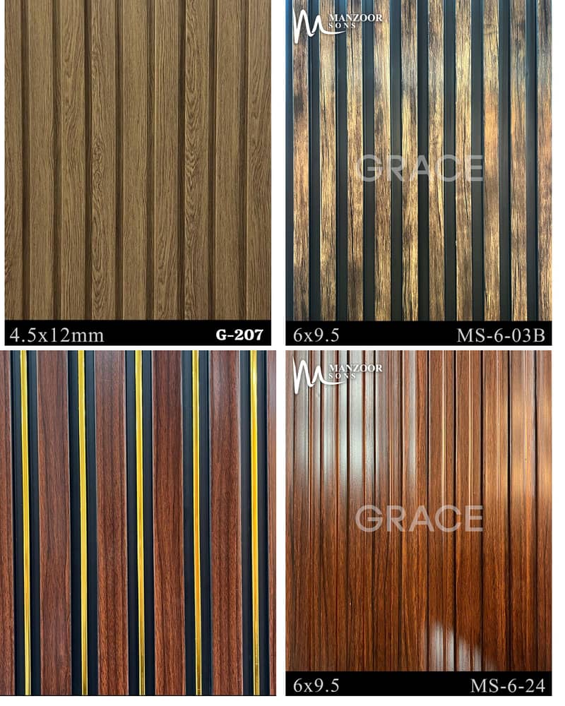 PVC wall panel-marble sheet-Wpc panel-Fluted wall panel-Solid panel 8