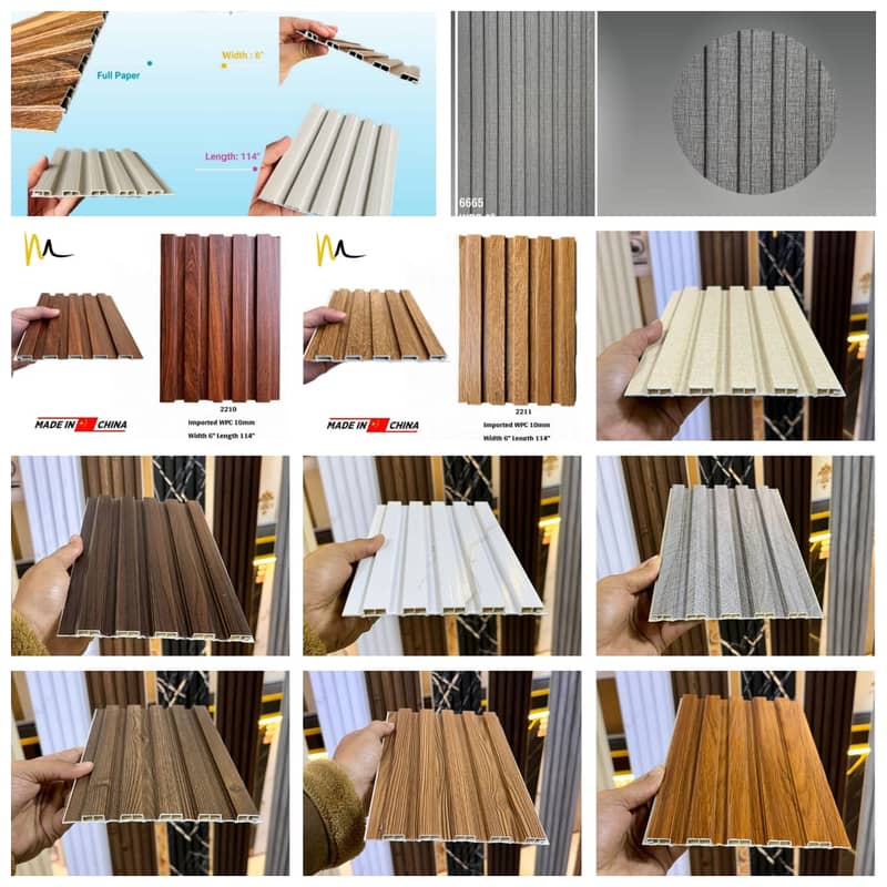PVC wall panel-marble sheet-Wpc panel-Fluted wall panel-Solid panel 12