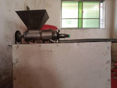 Used Soap making machine for sale in good working condition with comp.