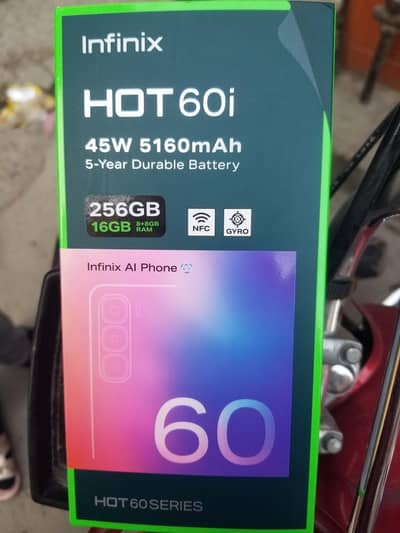 Infinix Hot60i 8/256 Mobile for sale