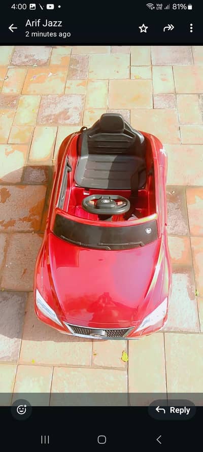 excellent working condition car for kids