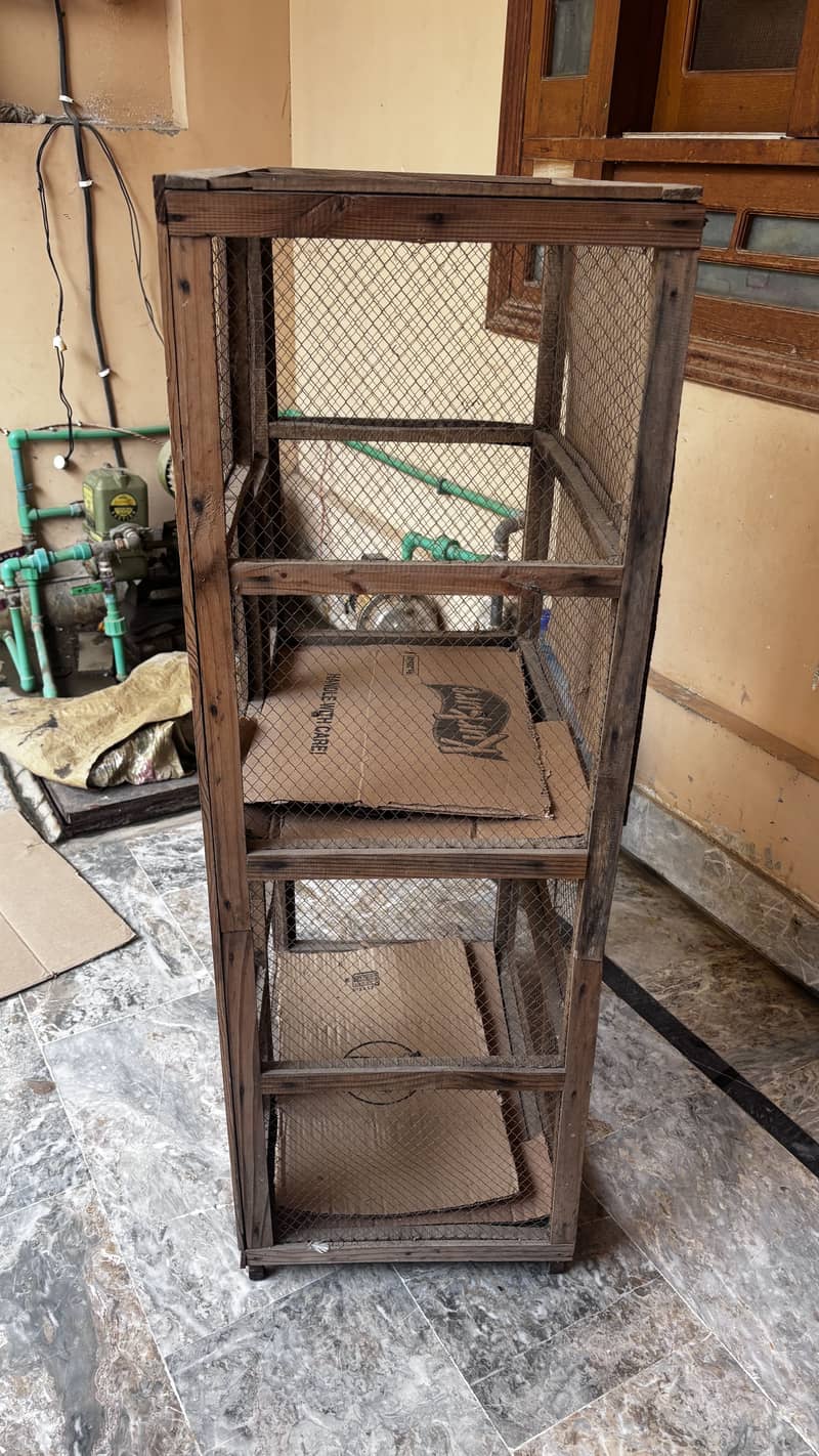 Two portion bird cage 1