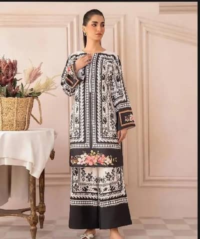 2 pcs women stitched linen