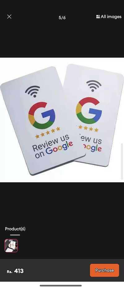 google review cards 200 pieces available