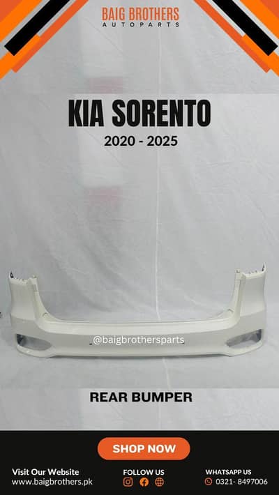 Hyundai Santa Fe Honda Civic Sportage Awd Fwd Front Back Bumper Chrome