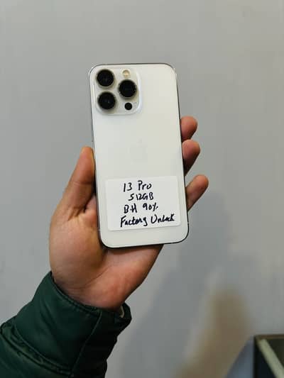 Iphone 13pro 512gb Factory Unlock Battery Health 90% Waterpack Phone