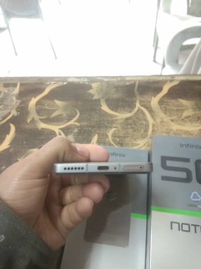 Infinix Note 50 grey color 11 month warranty with box and charger and