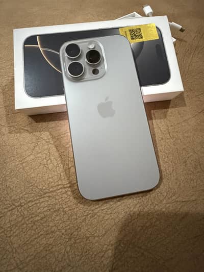 16 Pro PTA Approved 256gb Natural Titanium