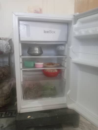 small fridge with freezer
