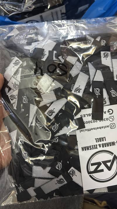 Woven tag hang tag logo fabric logo patch patches merrow patch