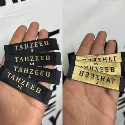 Woven labels woven logo woven tag hang tag patch patches fabric tags