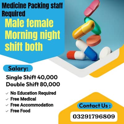 packing stuff required urgent hiring factory worker male female