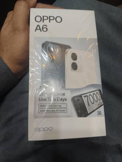 OPPO A6 8/256  just Box open