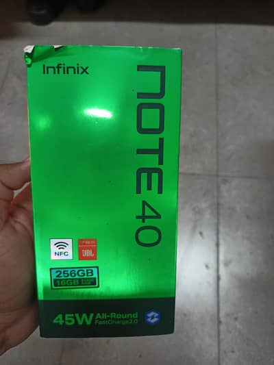 Infinix note 40 8+8/256 gb