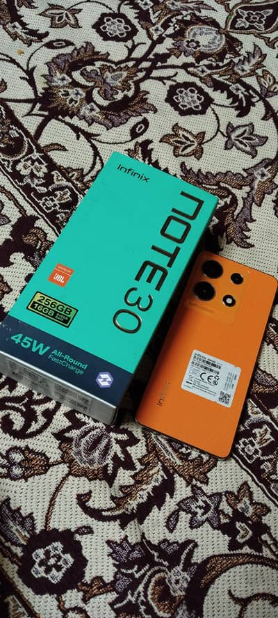 Infinix Note 30 Complete box