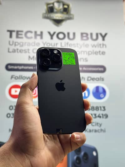 Apple Iphone 16 Pro 128GB Non Pta Water Pack In Warranty