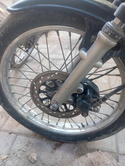 GS 150 FRONT AND REAR WHEEL WITH DRUM