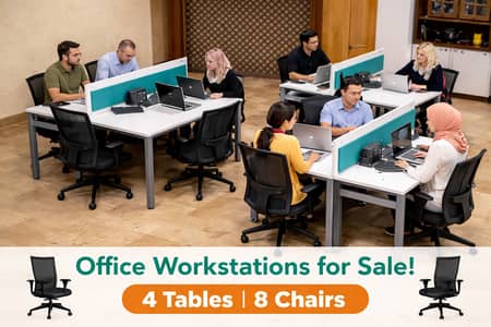 Office Workstations with Chairs | Home & Study Setup – Islamabad