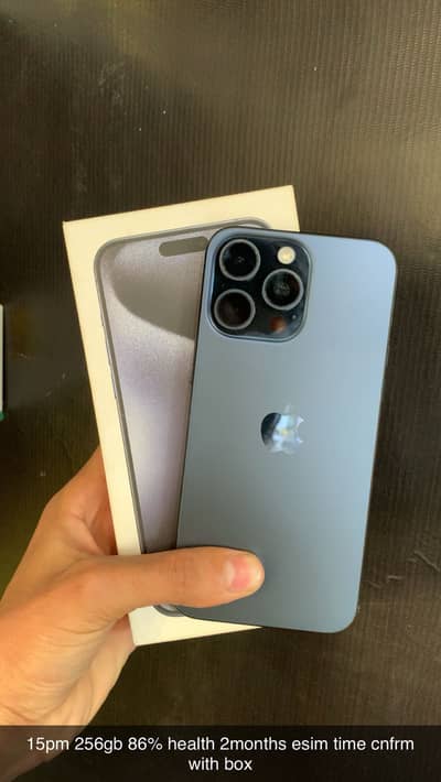 Iphone 15pro max 256gb phy+esim