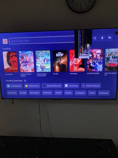 TCL 65inch Smart Led - Panel broken for sale