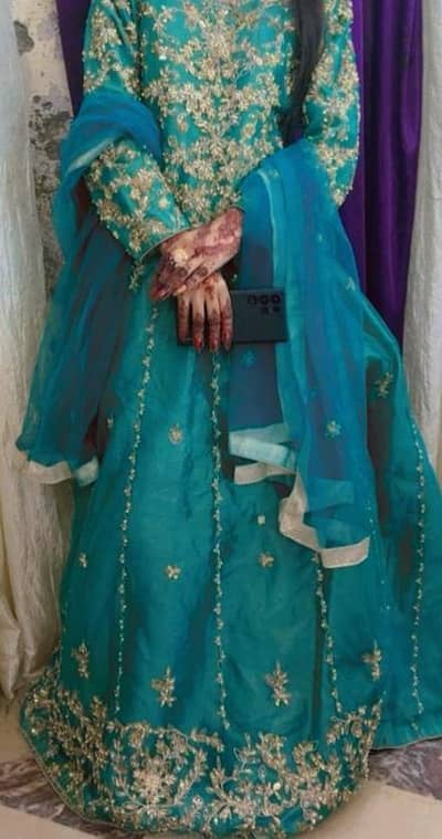 Bridal mehndi wear