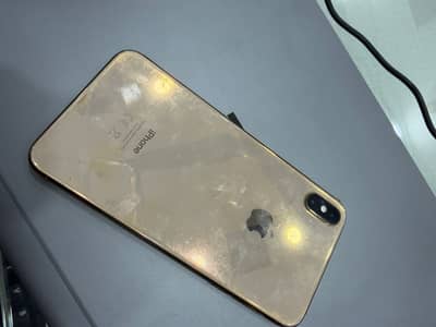 Iphone XS Max Dual PTA Approved with box 256GB Golden color