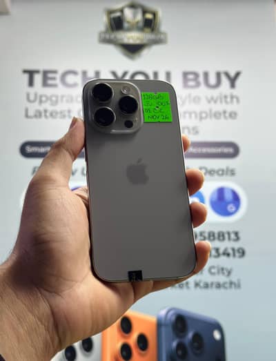 iPhone 16 Pro Natural Titanium Brand New Water Pack Under Warranty