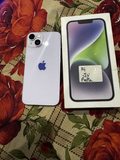 iPhone 14 jv 128gb box cabel charger