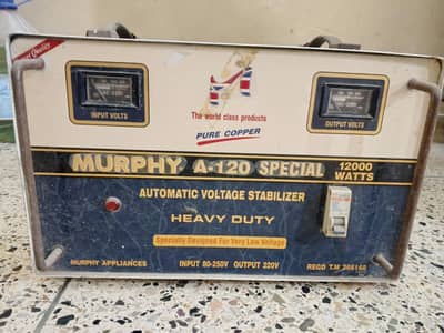 murphy A-120 Special | automatic Voltage Stabilizer